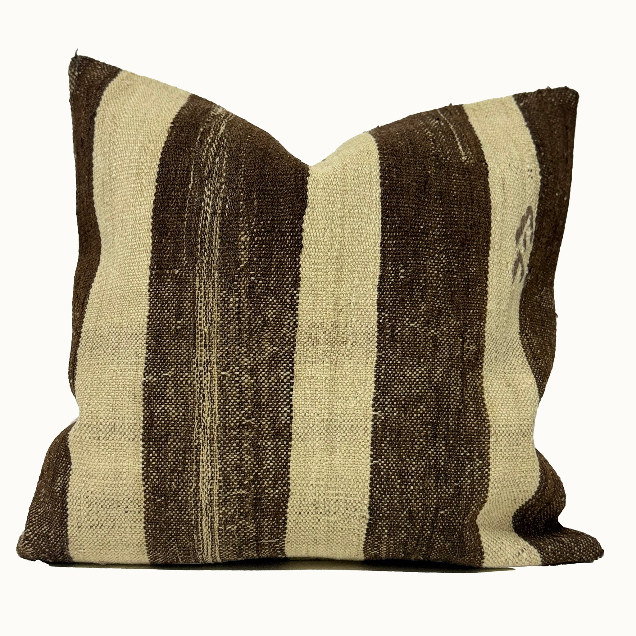 Vintage Turkish Kilim Throw Pillow 20x20