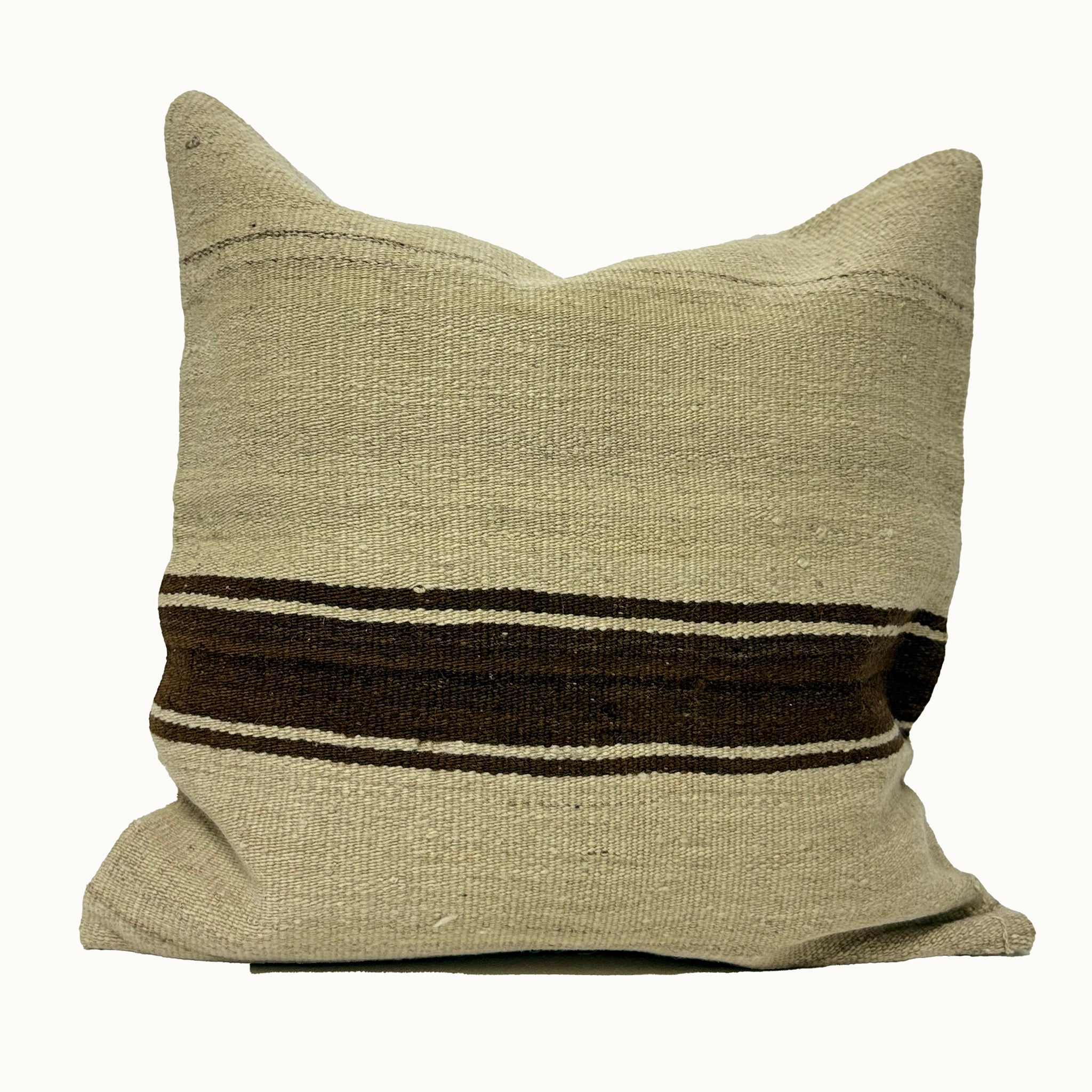 Vintage Turkish Kilim Throw Pillow 20x20