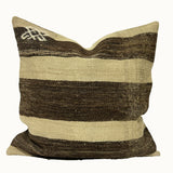 Vintage Turkish Kilim Throw Pillow 20x20