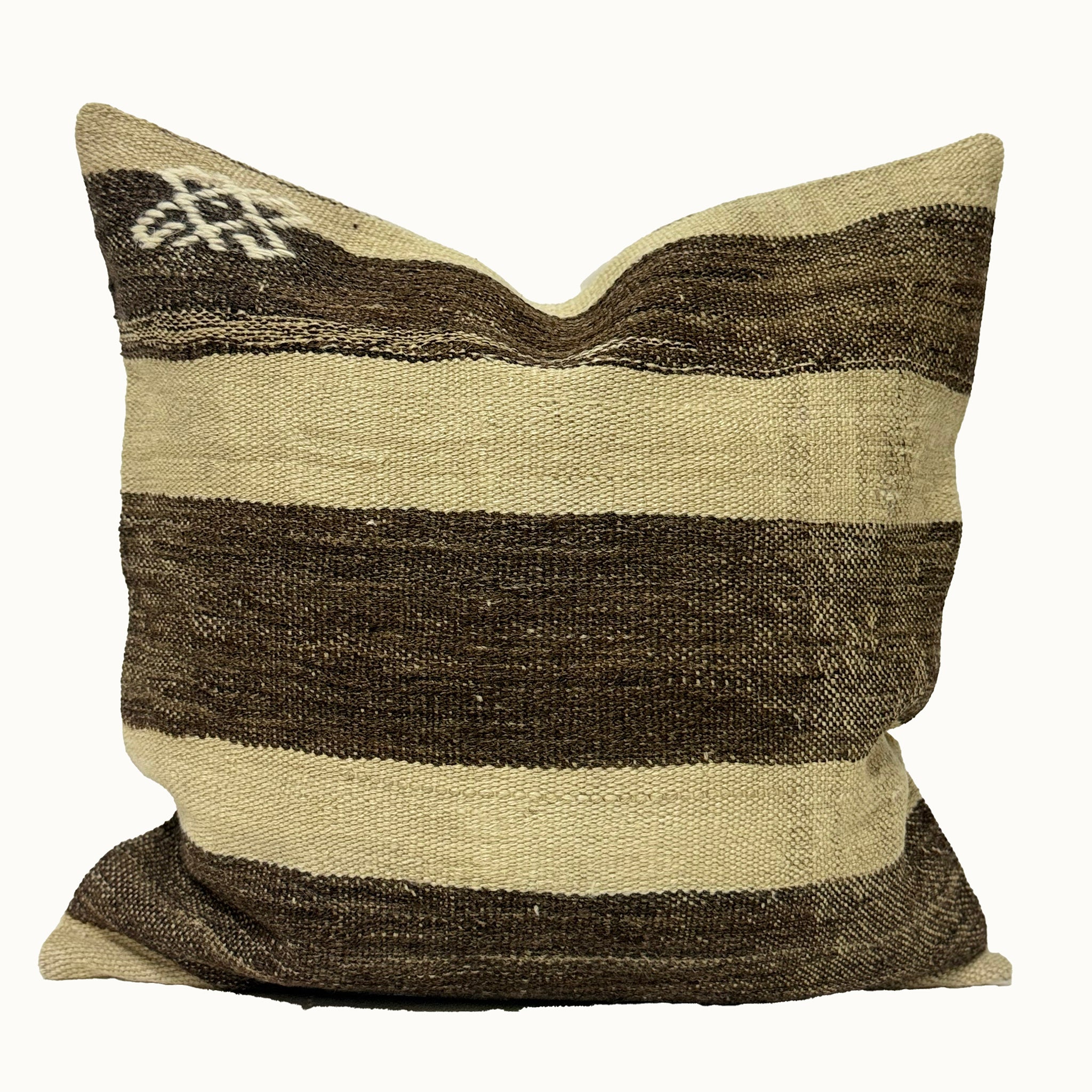 Vintage Turkish Kilim Throw Pillow 20x20