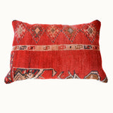 18x12 Vintage Turkish rug lumbar pillow