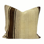 Vintage Turkish Kilim Throw Pillow 20x20