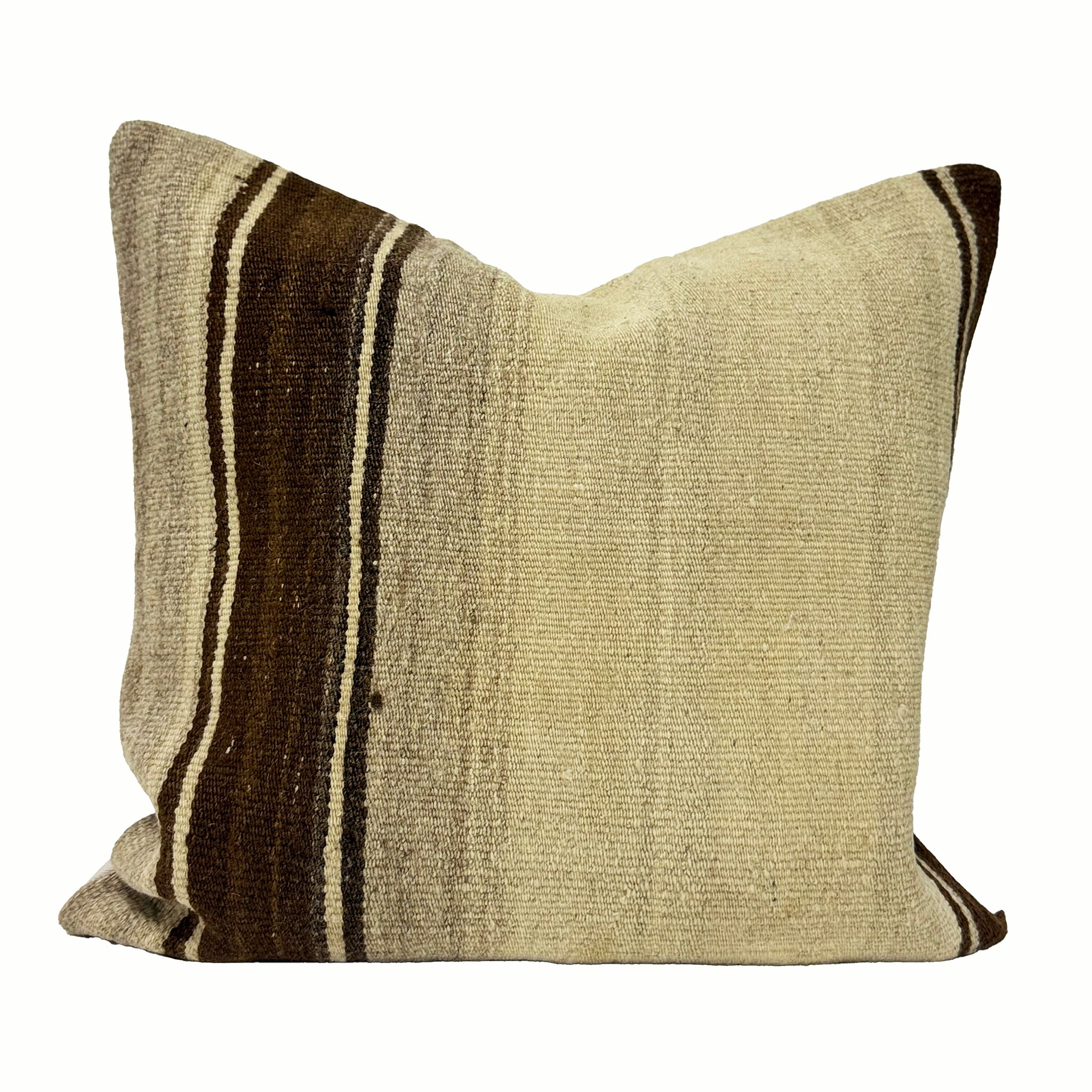 Vintage Turkish Kilim Throw Pillow 20x20