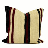 Vintage Turkish Kilim Throw Pillow 20x20