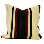 Vintage Turkish Kilim Throw Pillow 20x20