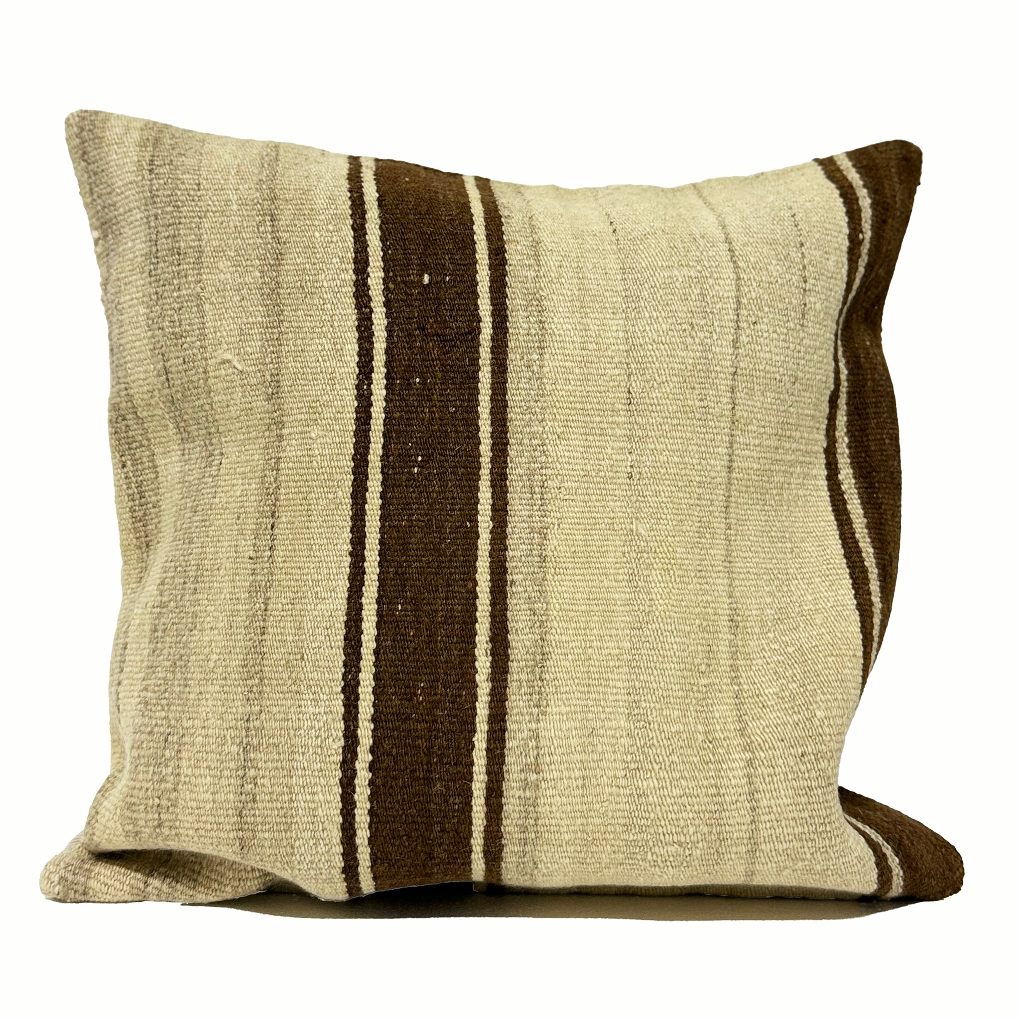 Vintage Turkish Kilim Throw Pillow 20x20