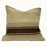 Vintage Turkish Kilim Throw Pillow 20x20