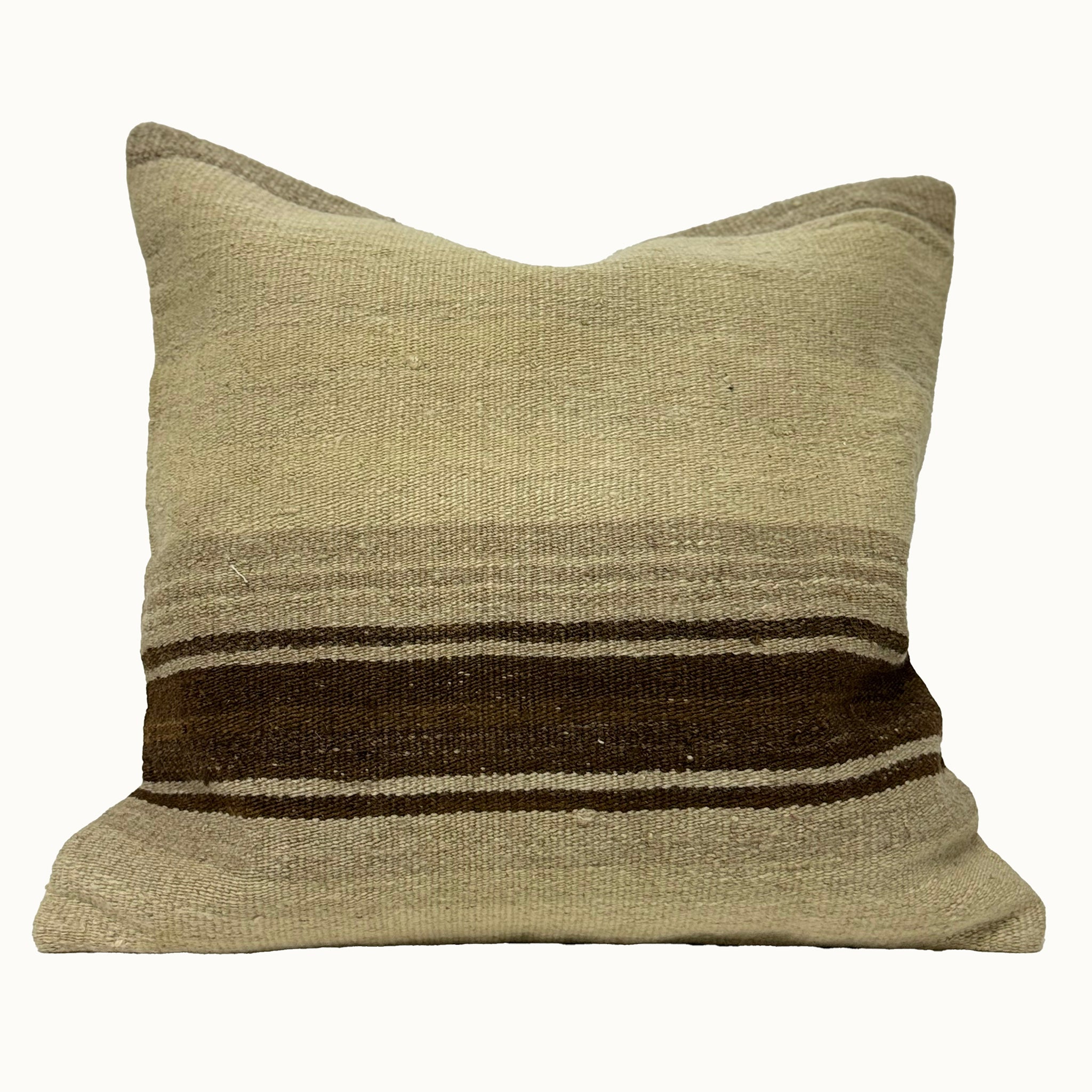 Vintage Turkish Kilim Throw Pillow 20x20