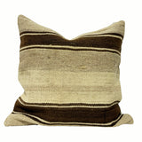 Vintage Turkish Kilim Throw Pillow 20x20