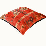 Vintage Turkish rug pillow (18” x 18”)