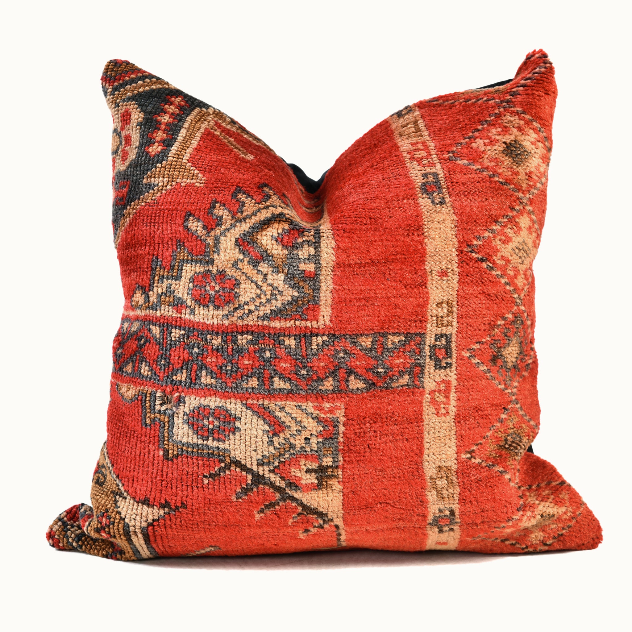 18x18 Vintage Turkish rug pillow