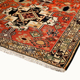 Surgu hand-knotted vintage wool runner rug (2'9" X 9'6")