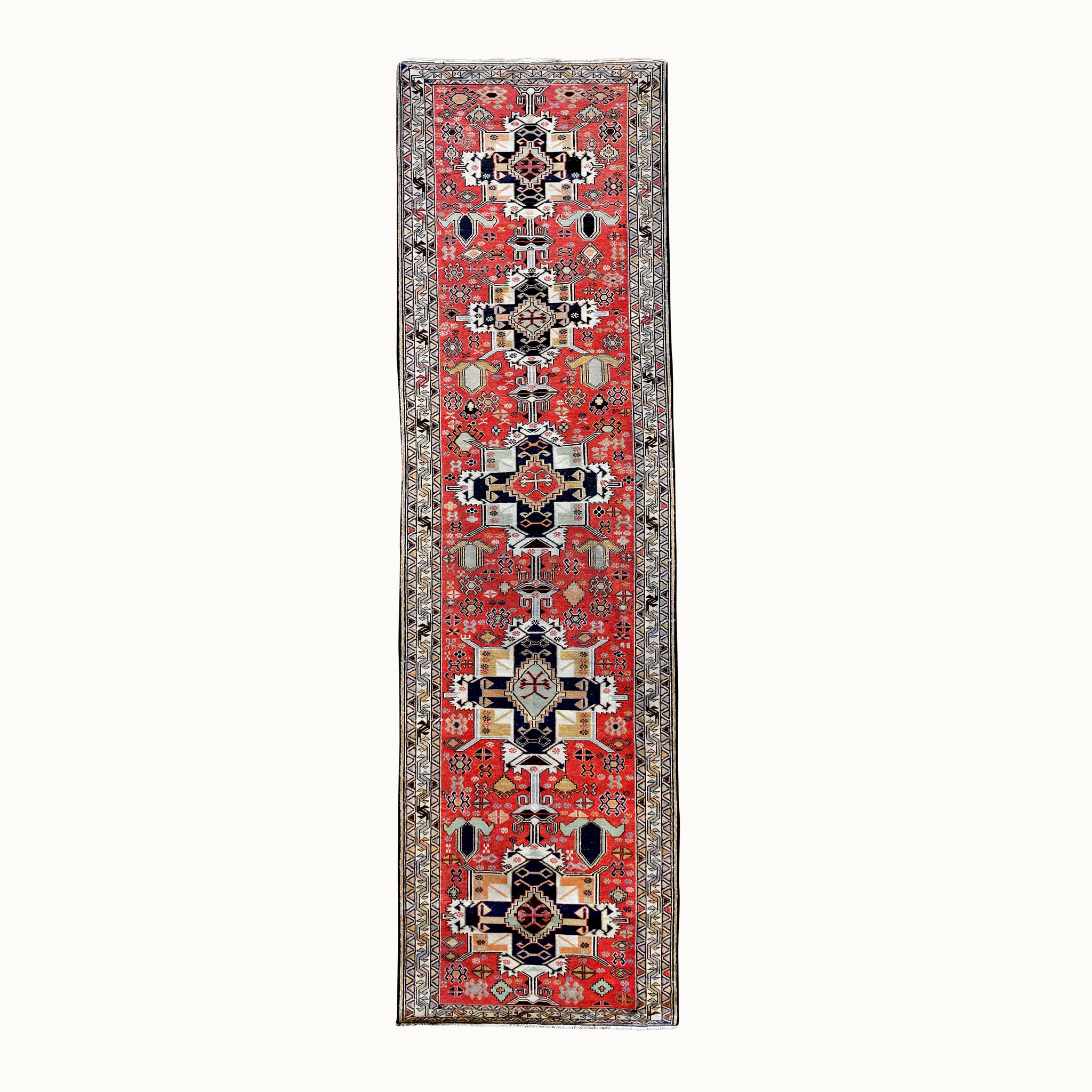 3x10 hand-knotted persian wool runner rug, for your hallway and entryway