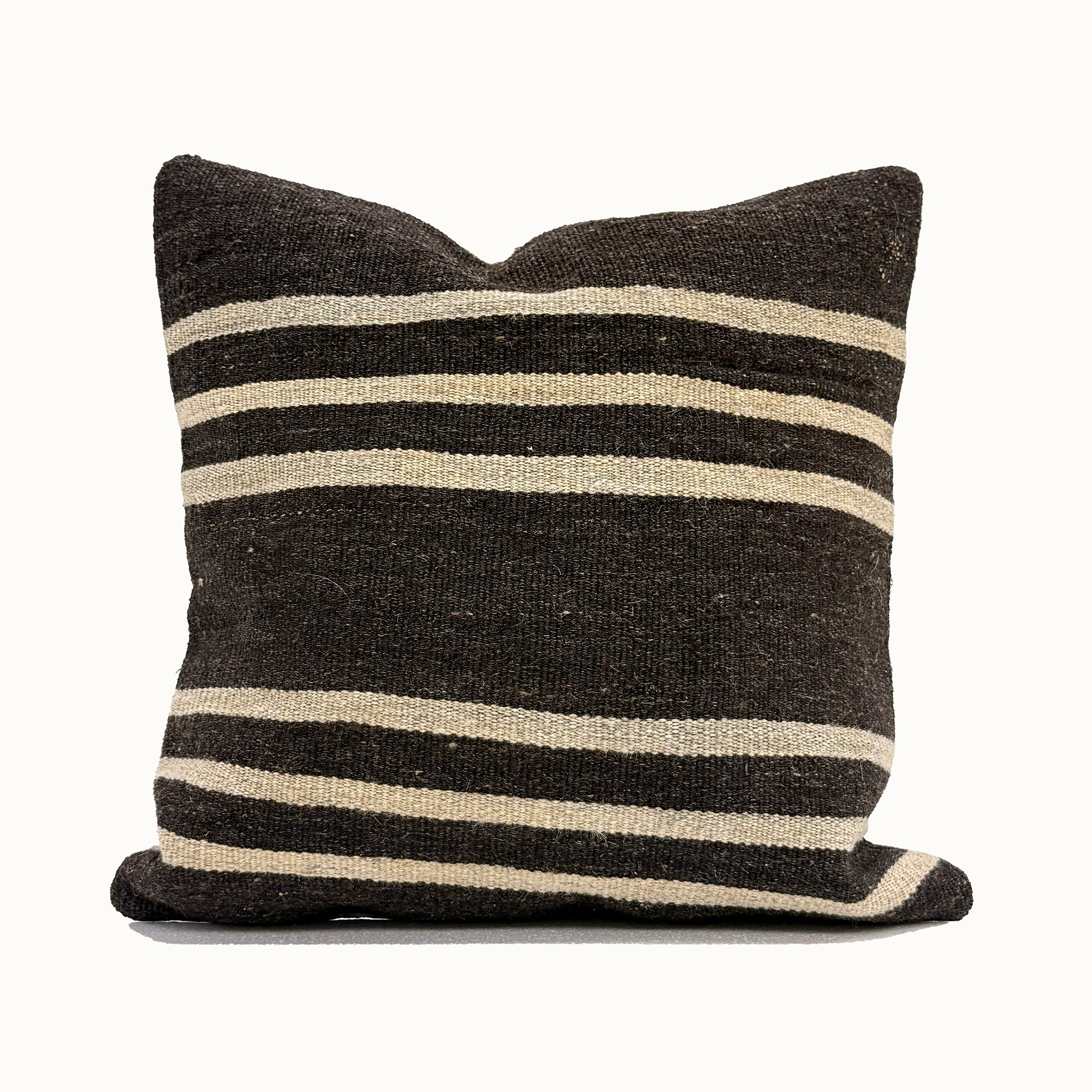 Vintage Turkish Kilim Pillow (18” x 18”)