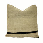Vintage Turkish Kilim Pillow (18” x 18”)