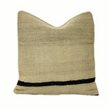 Vintage Turkish Kilim Pillow (18” x 18”)
