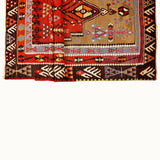 Develi hand-knotted vintage wool kilim rug (3'5" x 5'6")