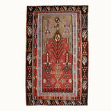 4x6 hand-knotted vintage wool rug, for your living room, kitchen, bedroom and hallway