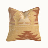 16x16 vintage kilim throw pillow