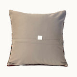 Red Ink Stripe Vintage Kilim Pillow Cover (16” x 16”)