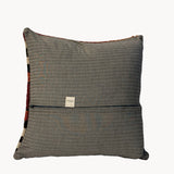 Classic Ember Stripe Vintage Kilim Pillow Cover (16” x 16”)