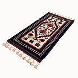 Safar hand-knotted vintage mini wool rug (1'9” x 3'3")