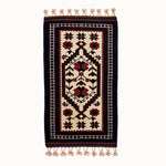 2x3 hand-knotted wool small accent rug, for your hallway, kitchen, bathroom and entryway