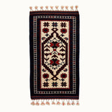 2x3 hand-knotted wool small accent rug, for your hallway, kitchen, bathroom and entryway