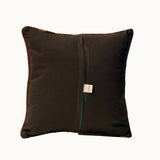 Chestnut Chevron Vintage Kilim Pillow Cover (16” x 16”)