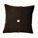 Nomad Border Vintage Kilim Pillow Cover (16” x 16”)