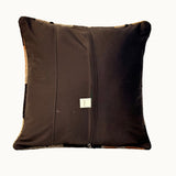 Sand Checker Vintage Kilim Pillow Cover (16” x 16”)