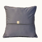Black Ember Stripe Vintage Kilim Pillow Cover (16” x 16”)