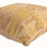 Vintage Turkish kilim pillow (16” x 16”)