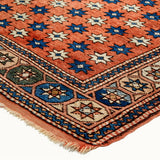 Assos hand-knotted wool rug (3'1" x 4'3")