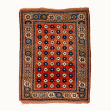 3x4 hand-knotted vintage wool rug, collector's item for your living room, bed room and kitchen