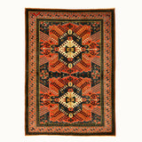 5x7 hand-knotted vintage wool persian rug for your living room, bedroom, kitchen and dining room