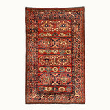 3x4 hand-knotted Oushak vintage wool area rug for your kitchen, bedroom and dining room