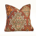 18x18 vintage kilim throw pillow