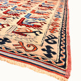 Gomech hand-knotted wool rug (3'10” x 6'4")