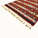 Akcha hand-knotted vintage wool runner rug (2'5" x 11'7”)