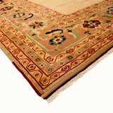 Chavdarli hand-knotted vintage wool rug (5'11” x 8'11")
