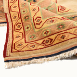 Chavdarli hand-knotted vintage wool rug (5'11” x 8'11")