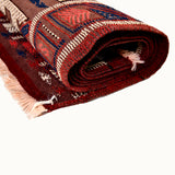 Gulpinar hand-knotted kilim vintage runner rug (2’5” x 7’9”)