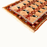 Bademli hand-knotted vintage mini wool rug (2' x 3'9")