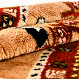 Bademli hand-knotted vintage mini wool rug (2' x 3'9")