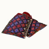 Heybe hand-knotted vintage kilim saddle bag (1'6” x 4’3”)