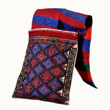 Heybe hand-knotted vintage kilim saddle bag (1'6” x 4’3”)