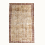 4x7 hand-knotted vintage rug for living room, bedroom, kitchen and dinning room.