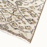 Minnet hand-knotted vintage runner rug (3'1” X 7'5")