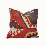 16x16 vintage kilim throw pillow